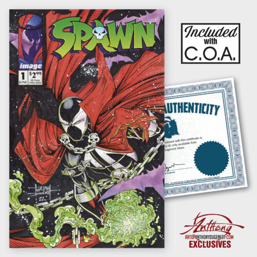 Blank Cover Spawn #1 30th Anniversary