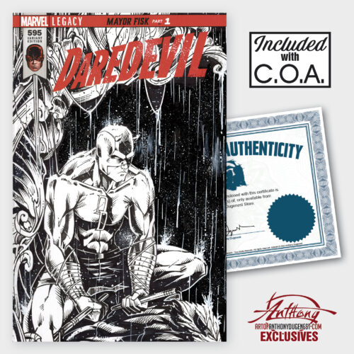Blank Cover Daredevil #595
