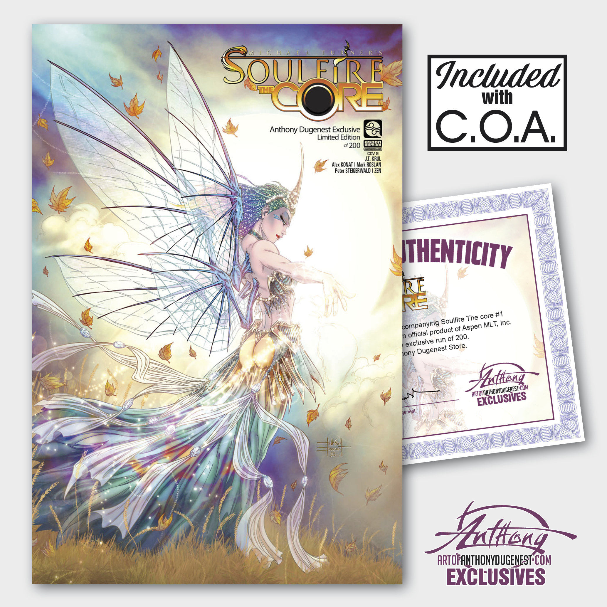 Soulfire the Core #1 Exclusive Limited Cover